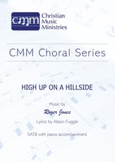 High up on a hillside SATB choral sheet music cover
